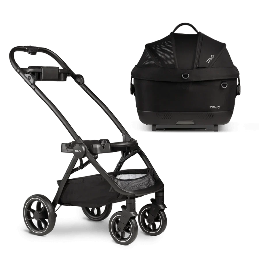 Tavo Maeve™ iso Pet Car Seat + Roscoe™ Stroller