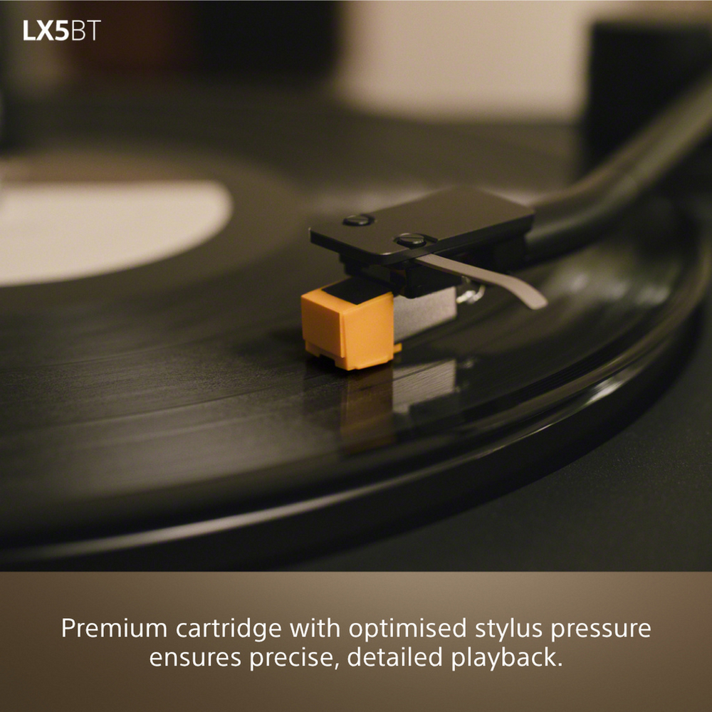Sony PS-LX5BT Wireless Bluetooth Turntable with Bowers & Wilkins PX7 S3 Wireless Over-Ear Headphones