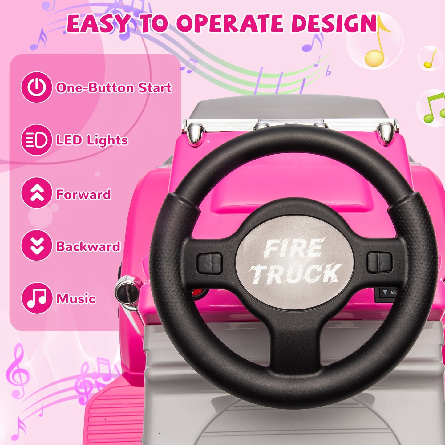 Garvee Ride - P Series: 6V Ride On Truck Toy for Kids Ages 3+ | Electric Dump Truck with Rechargeable Battery, Music & Storage | Indoor/Outdoor 4-Wheeler with Treaded Tires | Ergonomic Seat & Rubber Handle (4.5Ah)