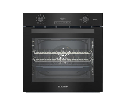 Blomberg ROEN8232WBP 72L AeroChef Built In Electric Single Oven Black