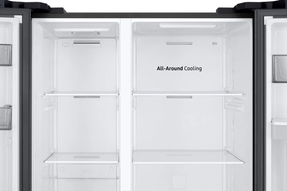 Samsung RS57DG410EB4EU Bespoke AI Series 7 SpaceMax Smart American-Style Fridge Freezer Black