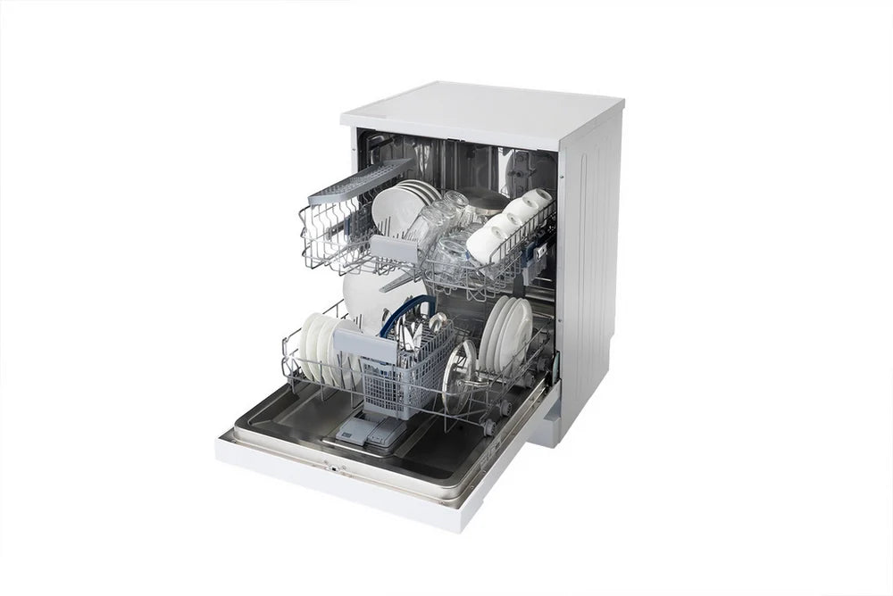 Sensis DWF0214FSDWA Freestanding Full Size Dishwasher White with 14 Place Settings