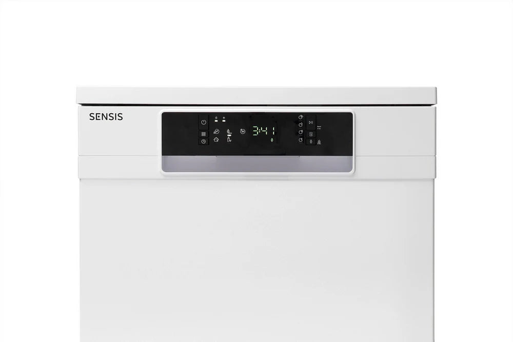 Sensis DWF0214FSDWA Freestanding Full Size Dishwasher White with 14 Place Settings