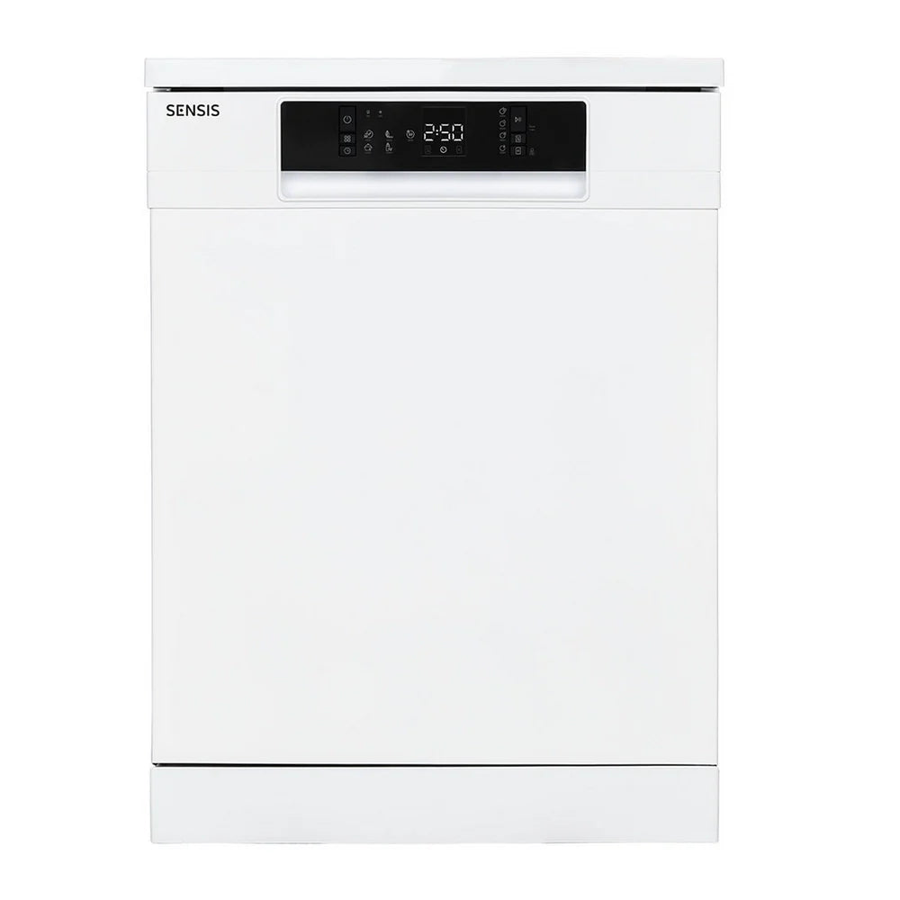 Sensis DWF0214FSDWA Freestanding Full Size Dishwasher White with 14 Place Settings