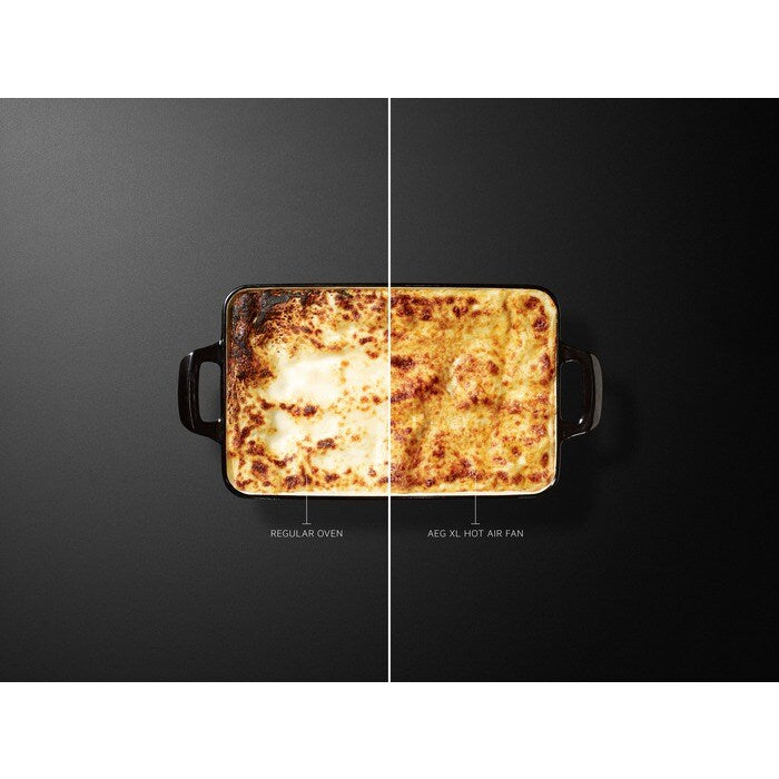 AEG 3000 Series BPX535A61B Air Fry Electric Single Built in Oven with Retractable Dials in Black