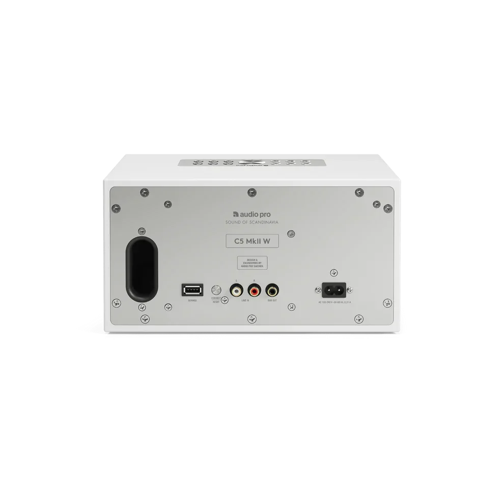 Audio Pro C5 MKII W Compact Wireless Multiroom Speaker White