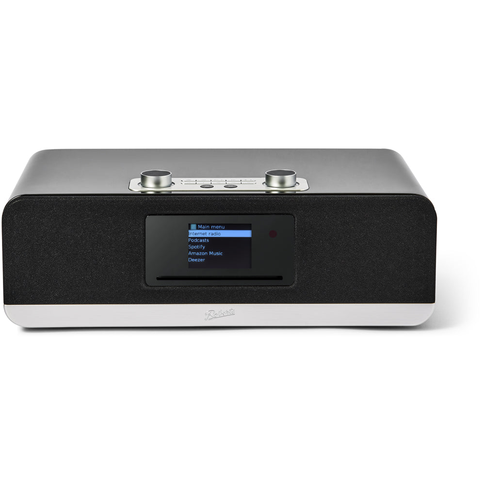 Audio Technica AT-LP120XBTUSB Bluetooth USB Direct Drive Turntable with Roberts Stream 67L All In One Smart Music System Black