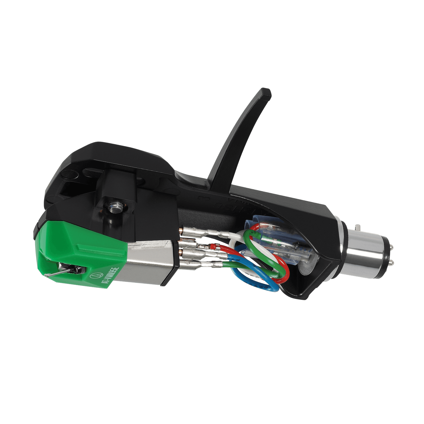 Audio Technica AT-VM95E/H VM95 Series Elliptical Stereo Cartridge on AT-HS6 Headshell