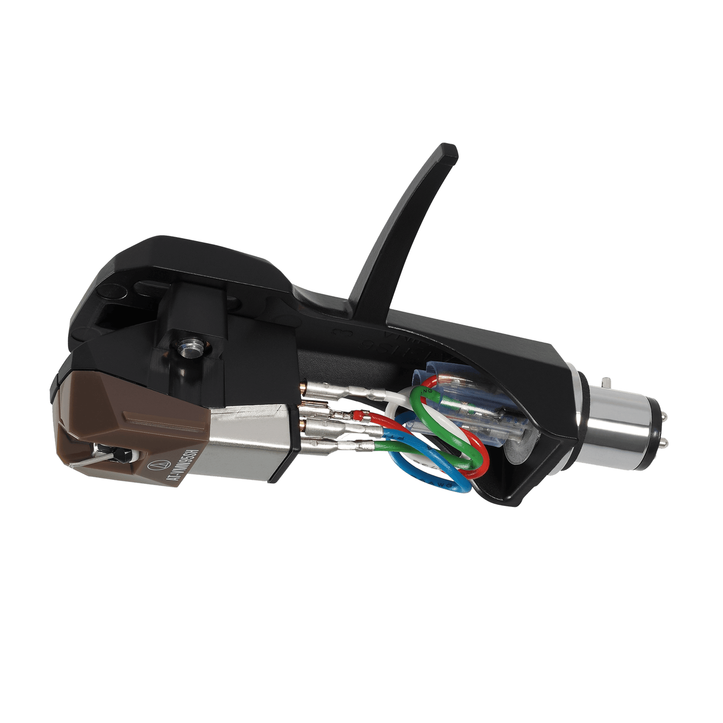 Audio Technica AT-VM95SH/H VM95 Series Shibata Stereo Cartridge on AT-HS6 Headshell
