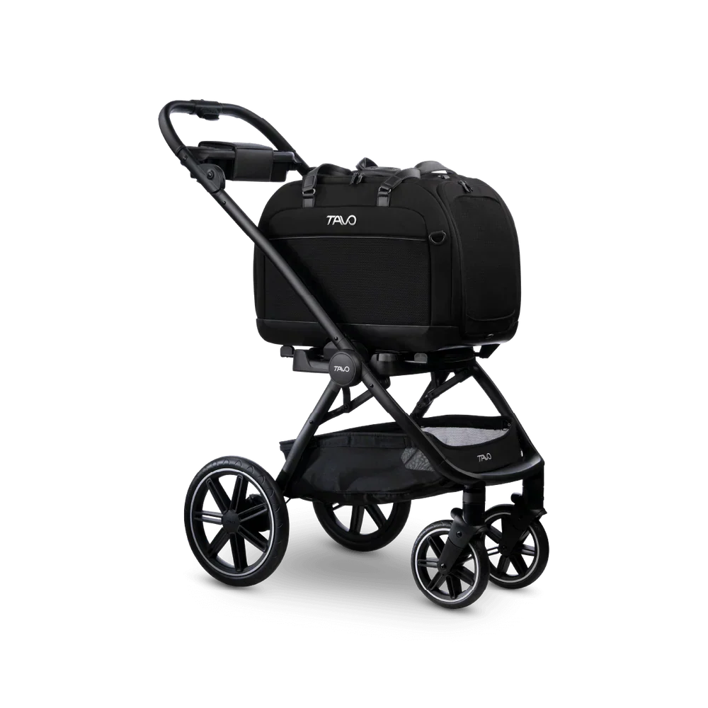 Tavo Hendrick Pet Car Seat + Hendrick Adapter + Roscoe Trek Stroller