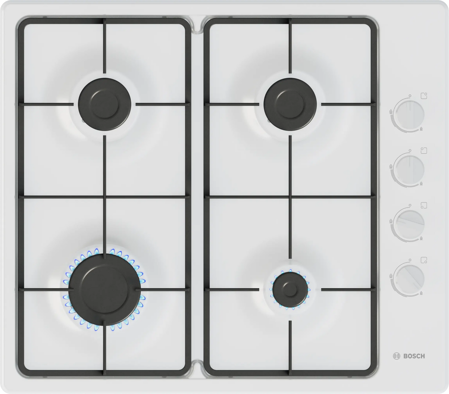 Bosch Series 2 PBP6B2K60 60cm Gas Hob White