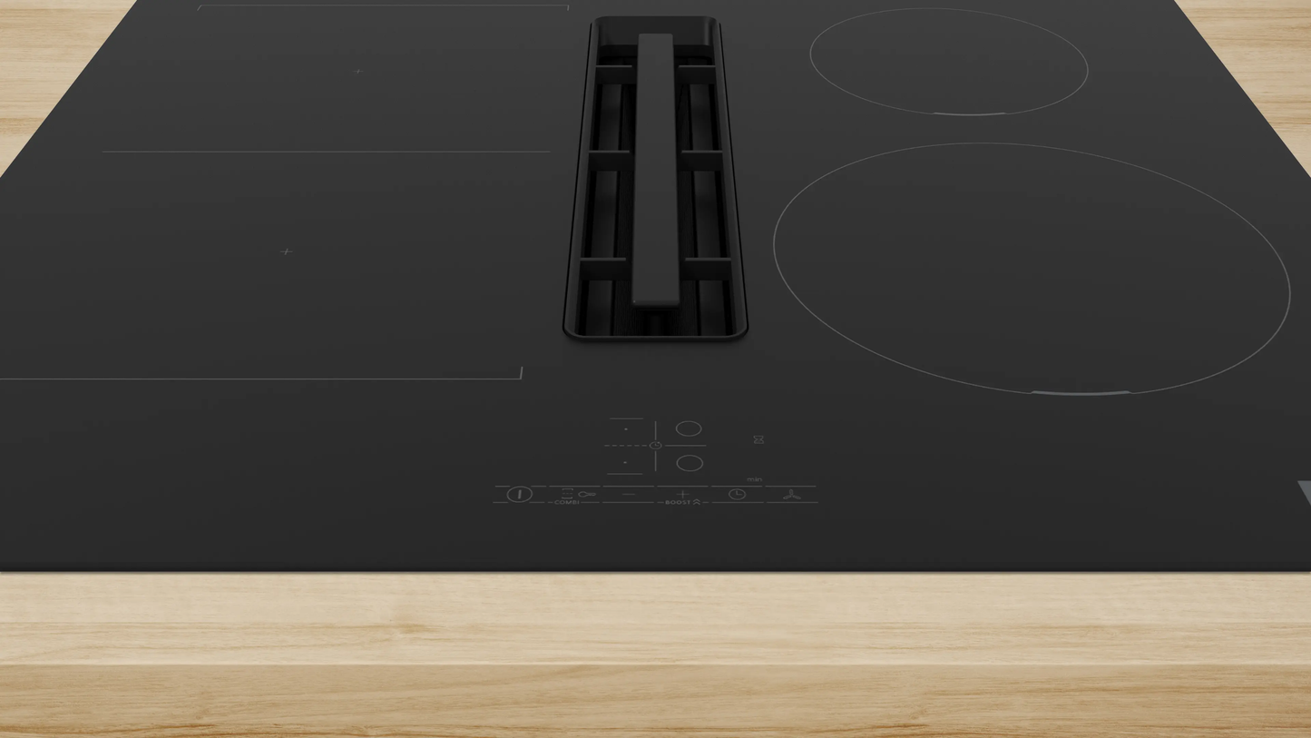 Bosch Series 4 PVS611B16E 60cm Induction Hob With Integrated Ventilation System