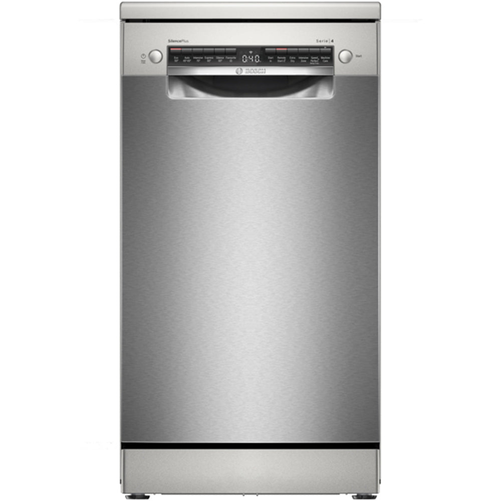 Bosch Series 4 SPS4HMI14G Freestanding 45 cm Slimline Dishwasher 10 Place Settings Brushed Steel