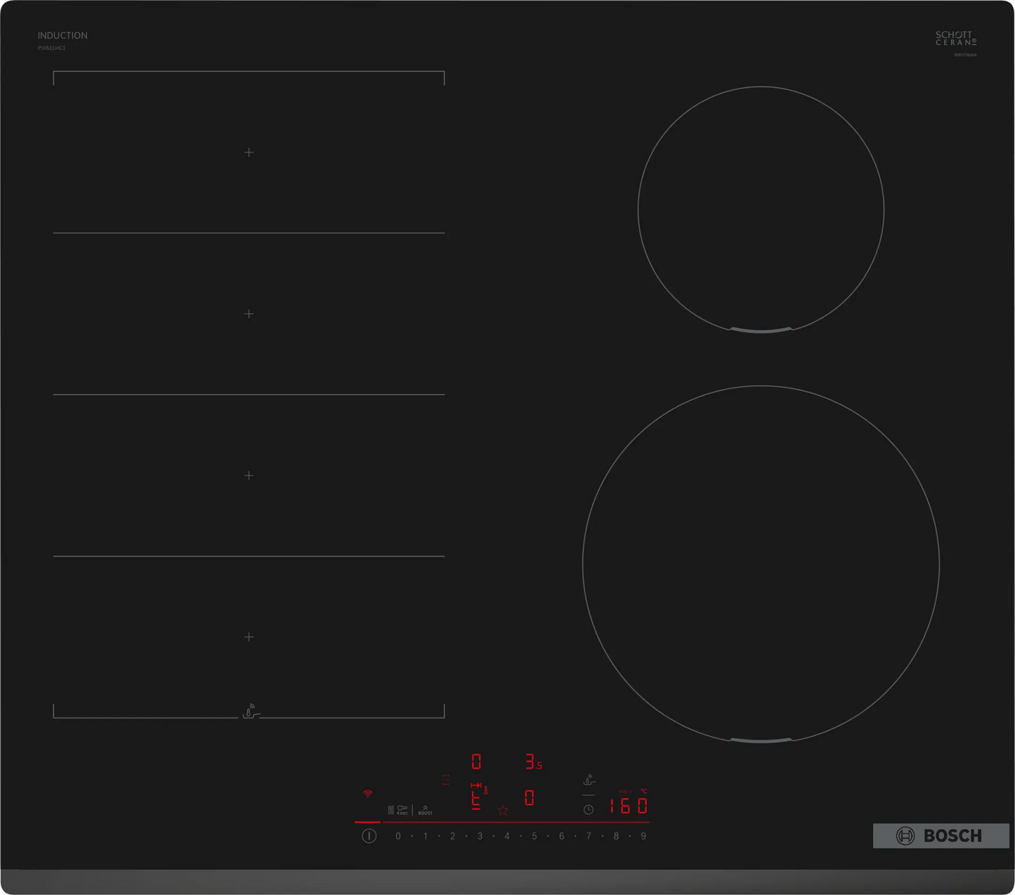 Bosch Series 6 PIX631HC1E 60cm Flex Induction Hob