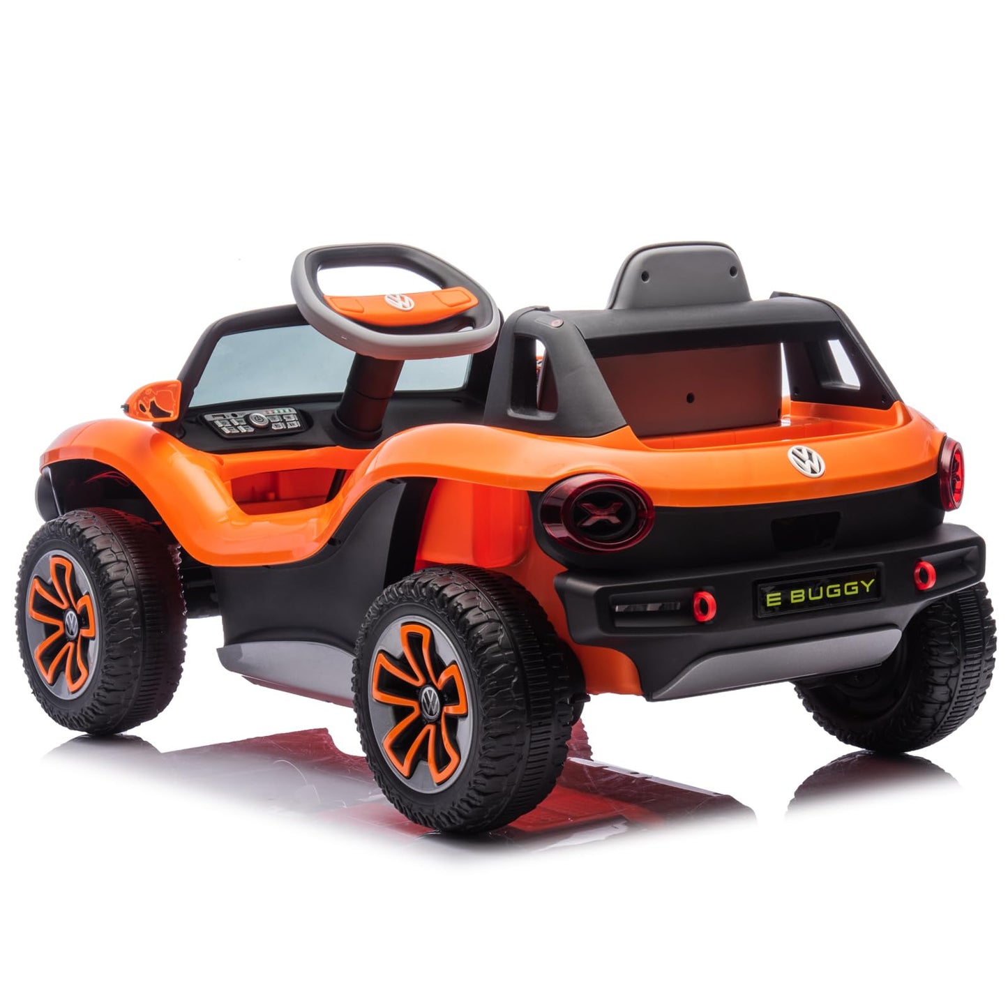 Garvee Ride - P Series: 12V with Remote Control, LED Lights, Bluetooth Audio, ABS Material, Safety Harness, Adjustable Steering, Outdoor Play