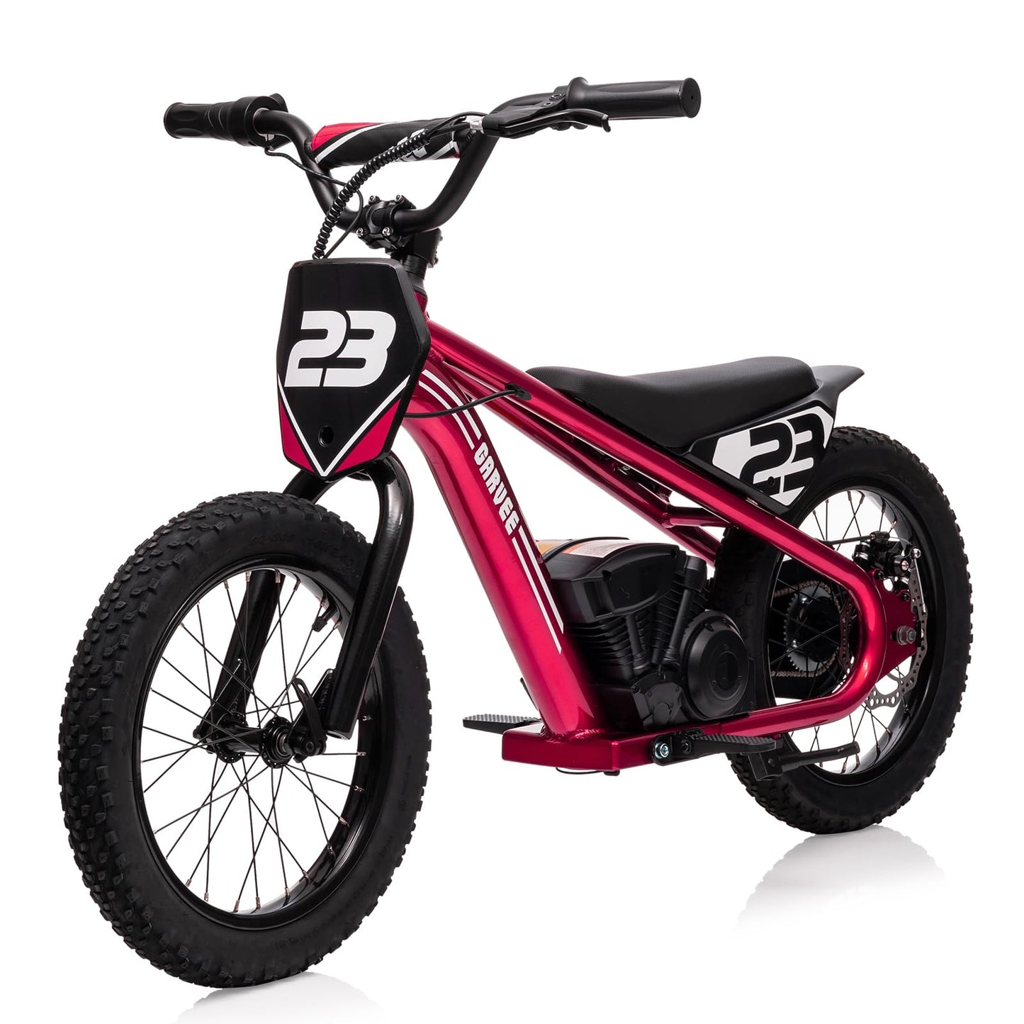 Garvee Ride - G Series: 16 Inch Kids Electric Balance Bike 250W Motor 3 Speed Settings Aluminum Frame Detachable Battery Off-Road Tires for Ages 6-12 Outdoor Adventure