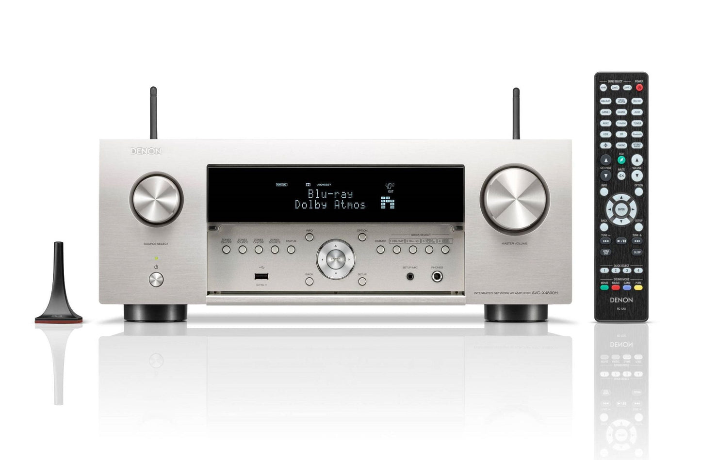 DENON AVC-X4800H 9.4 Channel 8K AV Amplifier - Silver