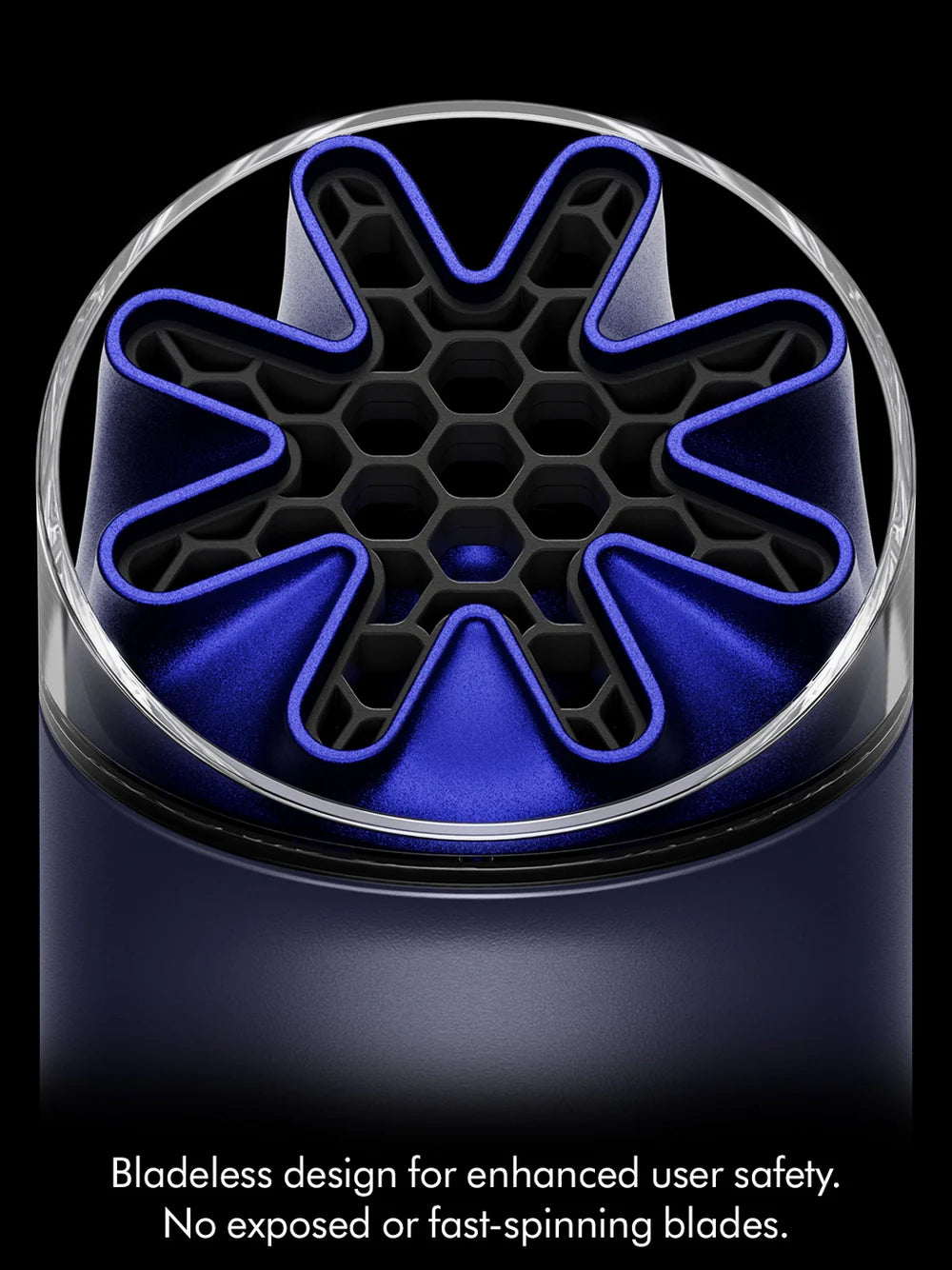 Dyson HushJet Mini Cool Portable Cooling Fan - Cobalt/Ink
