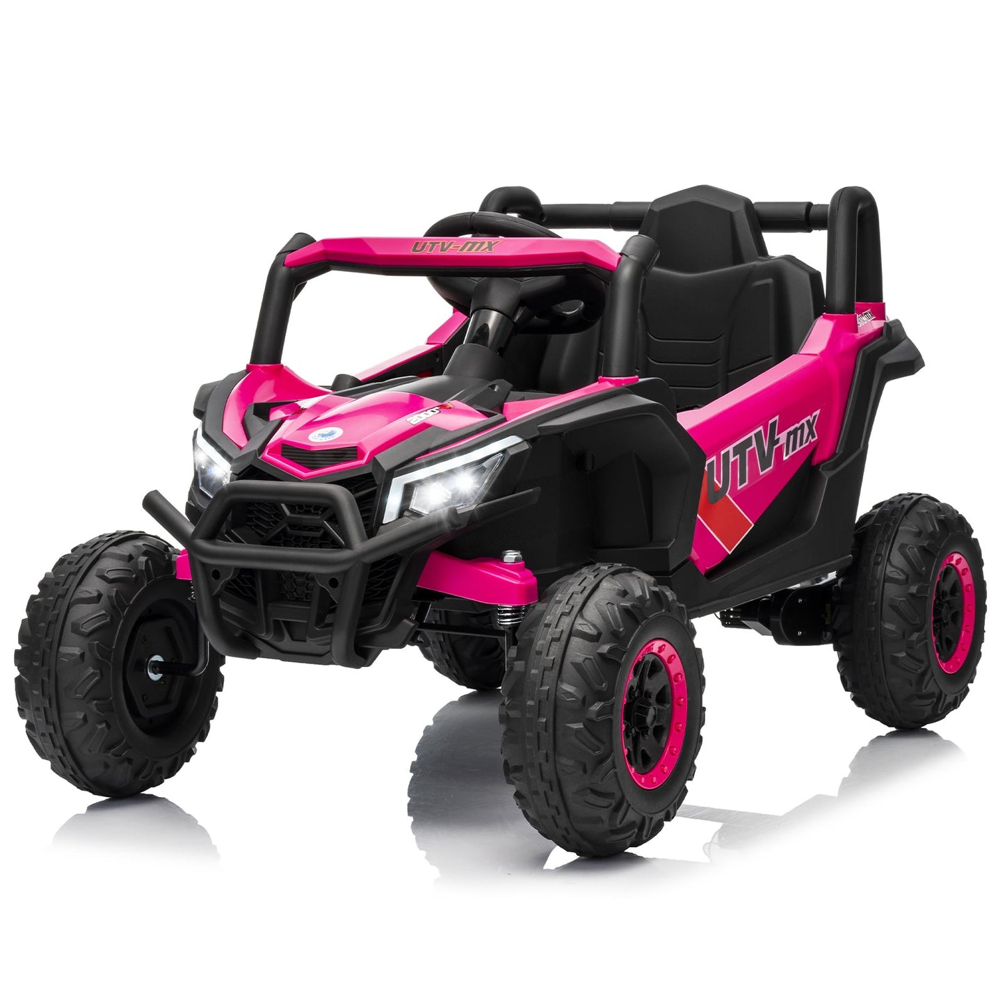 Garvee Ride - P Series: 12V UTV Buggy Electric Ride-on Car for Kids, 4WD/2WD, LED Lights, EVA Tires, Shock Absorbers, Remote Control, Outdoor Adventure