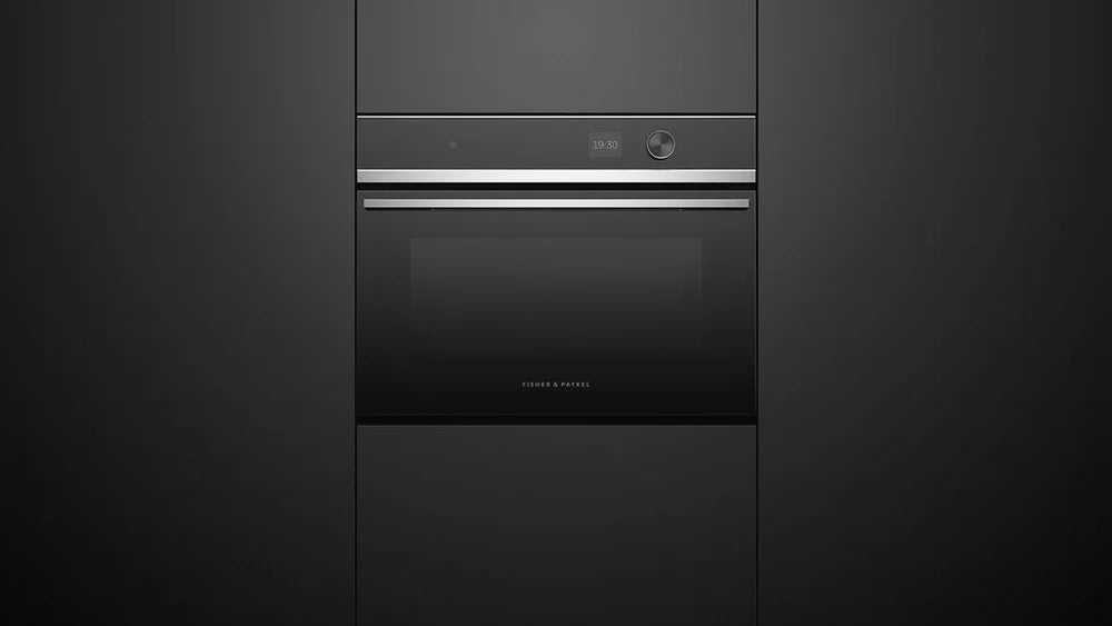 Fisher and Paykel OM60NDLX1 Series 7 Contemporary Compact Combi-Microwave Built-In Oven Stainless Steel