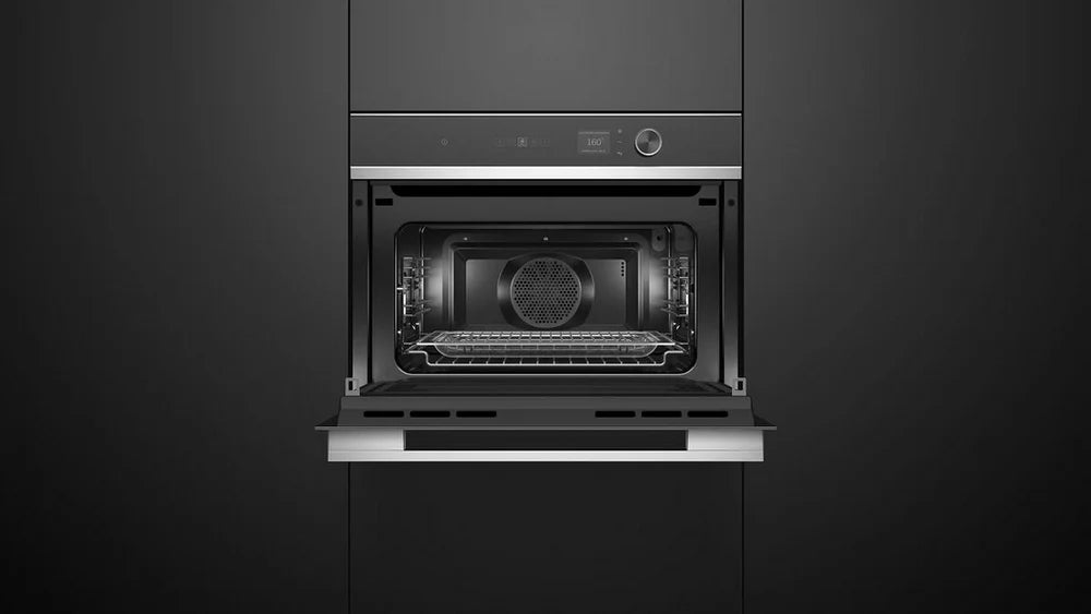 Fisher and Paykel OM60NDLX1 Series 7 Contemporary Compact Combi-Microwave Built-In Oven Stainless Steel