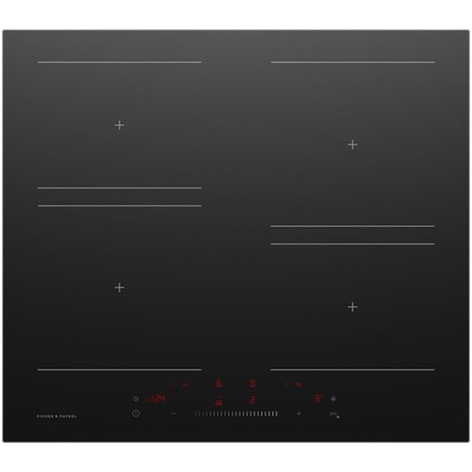 Fisher and Paykel CI604CTB2 Series 5 60cm 4 Zone Induction Hob Black