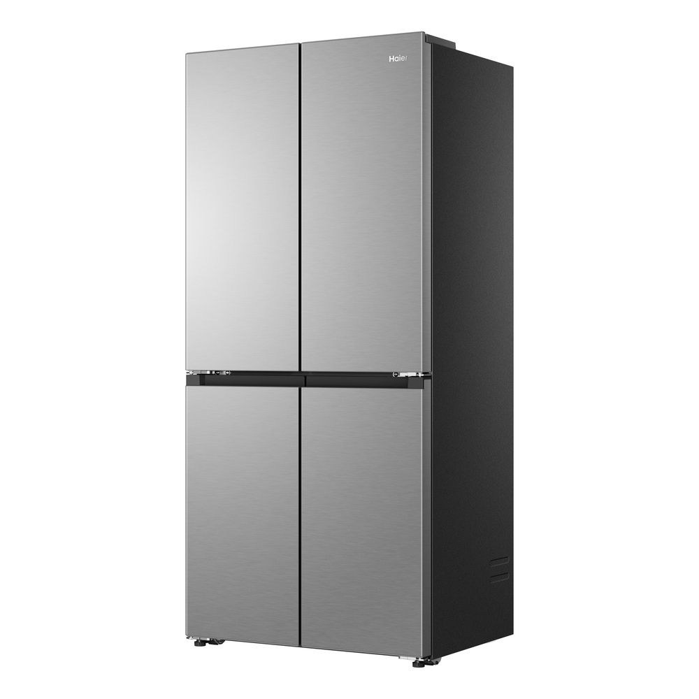 Haier HCR58S18DNMM 60/40 Freestanding Total No Frost American Style Fridge Freezer Inox