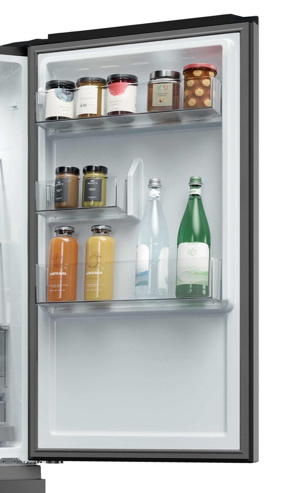 Haier HTR3518ENMTK 3D Series 3 60/40 Freestanding Frost Free Fridge Freezer Black