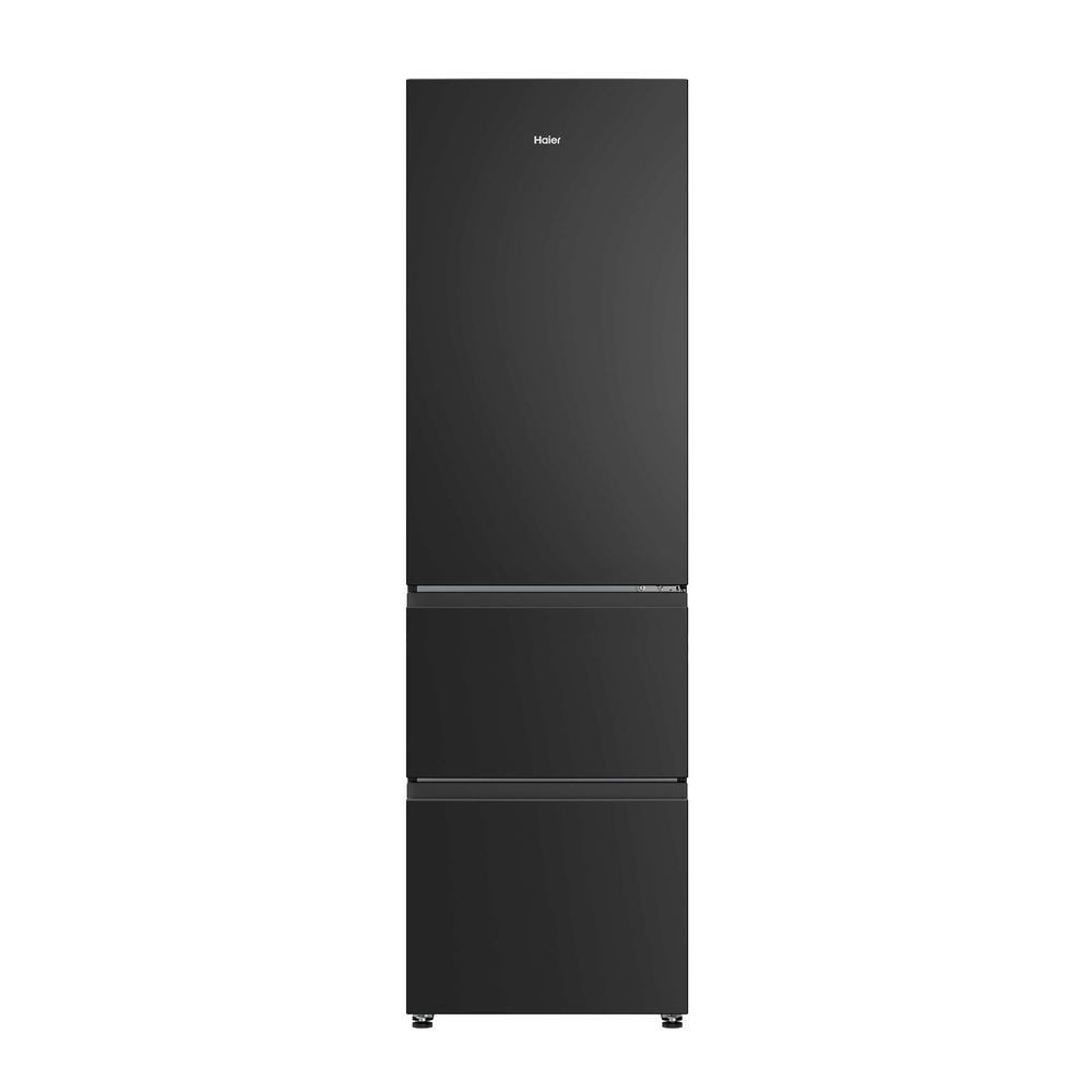 Haier HTR3518ENMTK 3D Series 3 60/40 Freestanding Frost Free Fridge Freezer Black