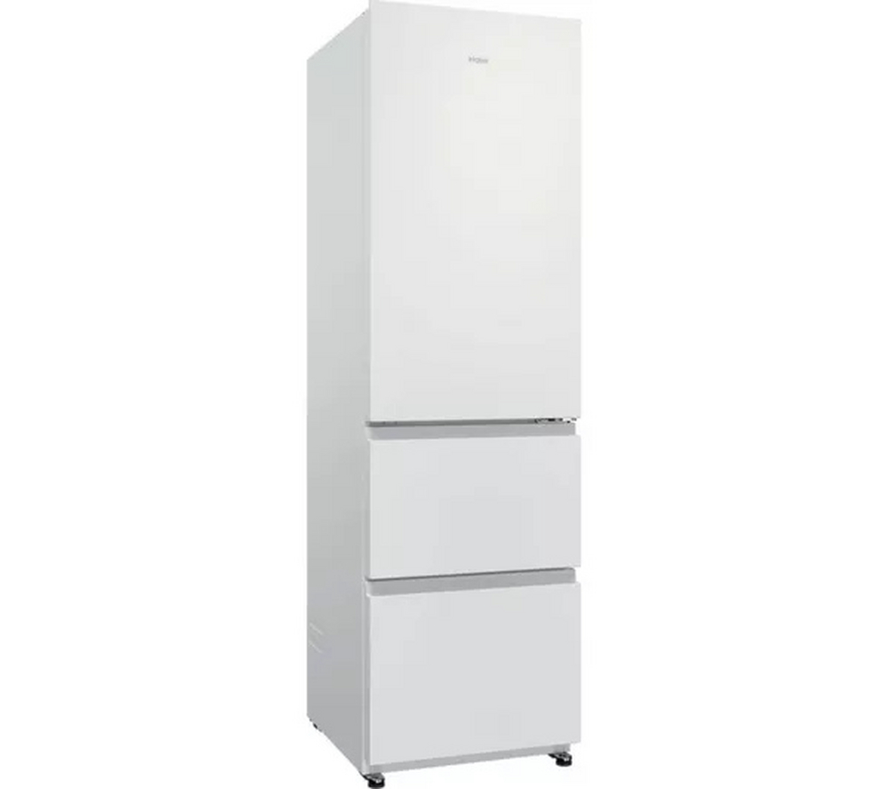 Haier HTR3518ENMWK 3D Series-3 60/40 Freestanding Total No Frost Fridge Freezer White