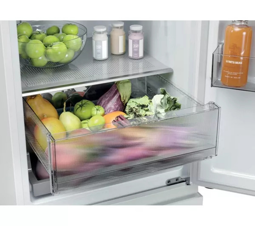 Haier HTR3518ENMWK 3D Series-3 60/40 Freestanding Total No Frost Fridge Freezer White