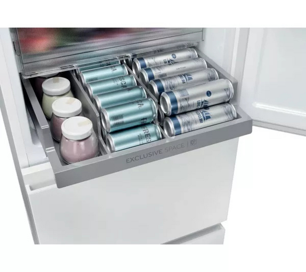 Haier HTR3518ENMWK 3D Series-3 60/40 Freestanding Total No Frost Fridge Freezer White