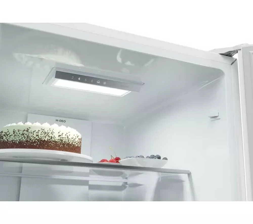 Haier HTR3518ENMWK 3D Series-3 60/40 Freestanding Total No Frost Fridge Freezer White