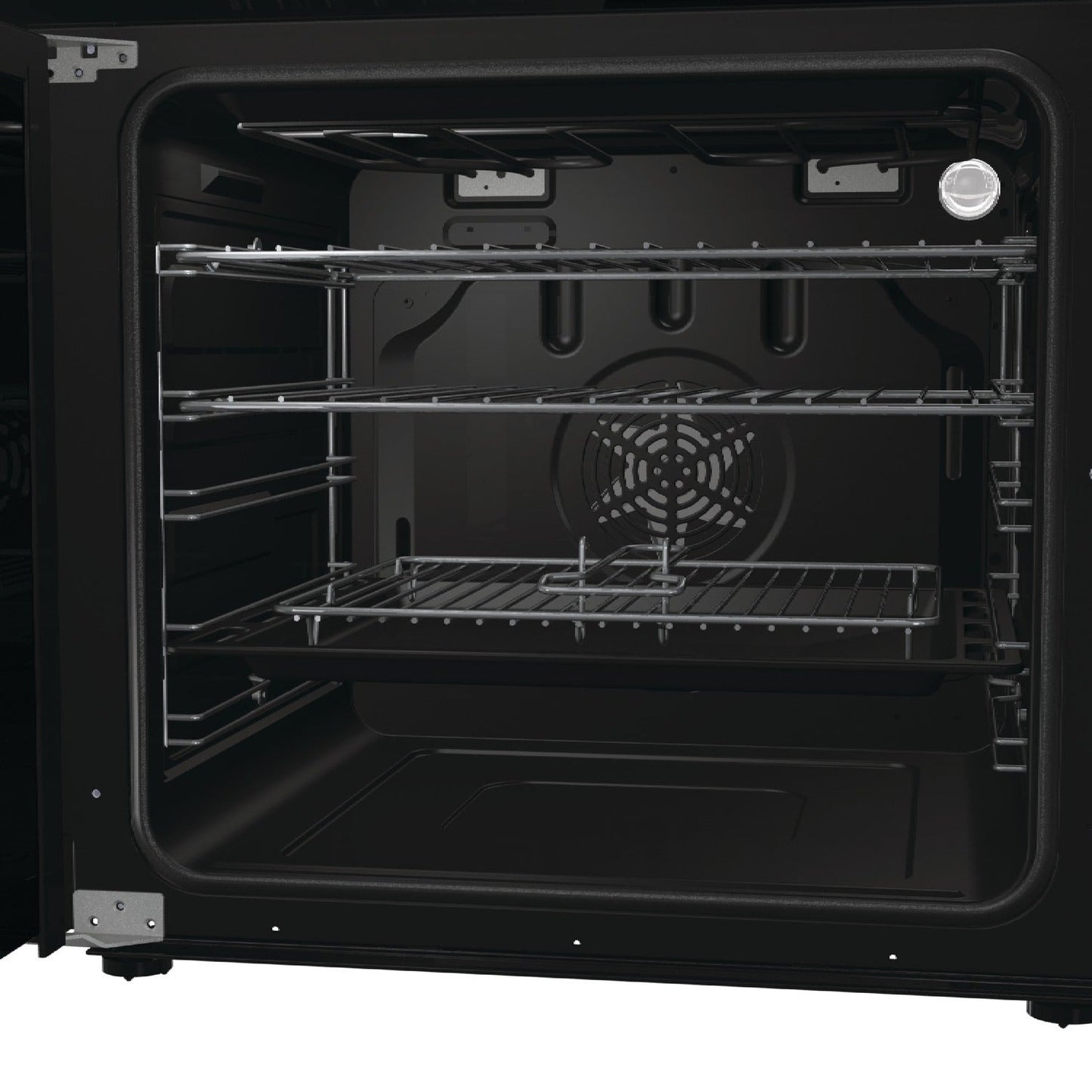 Hisense HDE3211BBUK 60cm Double Oven Electric Cooker with Ceramic Hob Black - A+ Rated