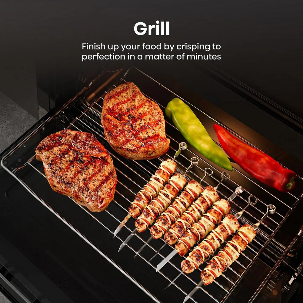 Hisense Hi6 BUD714221CX 54/38L Built Under Electric Double Oven Stainless Steel - A Rated