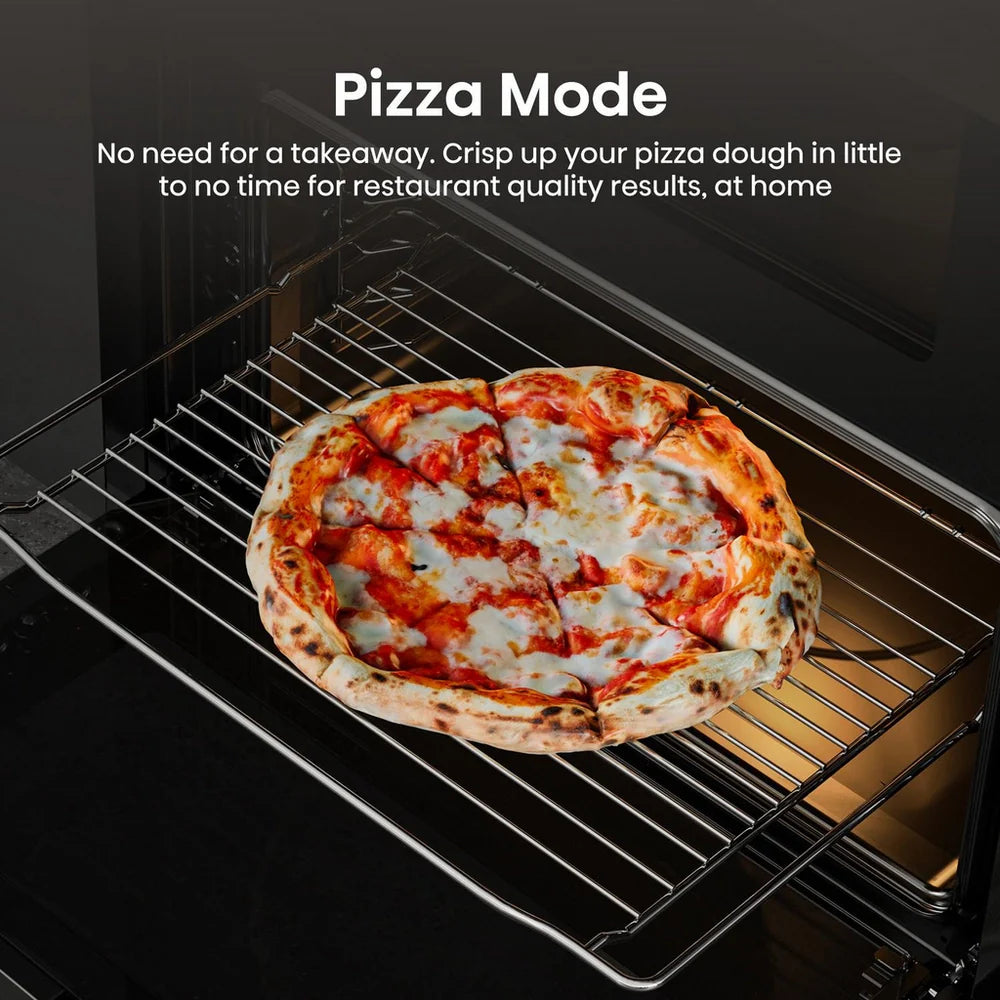 Hisense Hi6 BUD714221CX 54/38L Built Under Electric Double Oven Stainless Steel - A Rated
