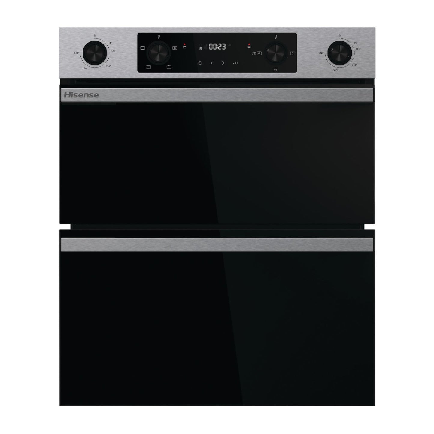 Hisense Hi6 BUD714221CX 54/38L Built Under Electric Double Oven Stainless Steel - A Rated