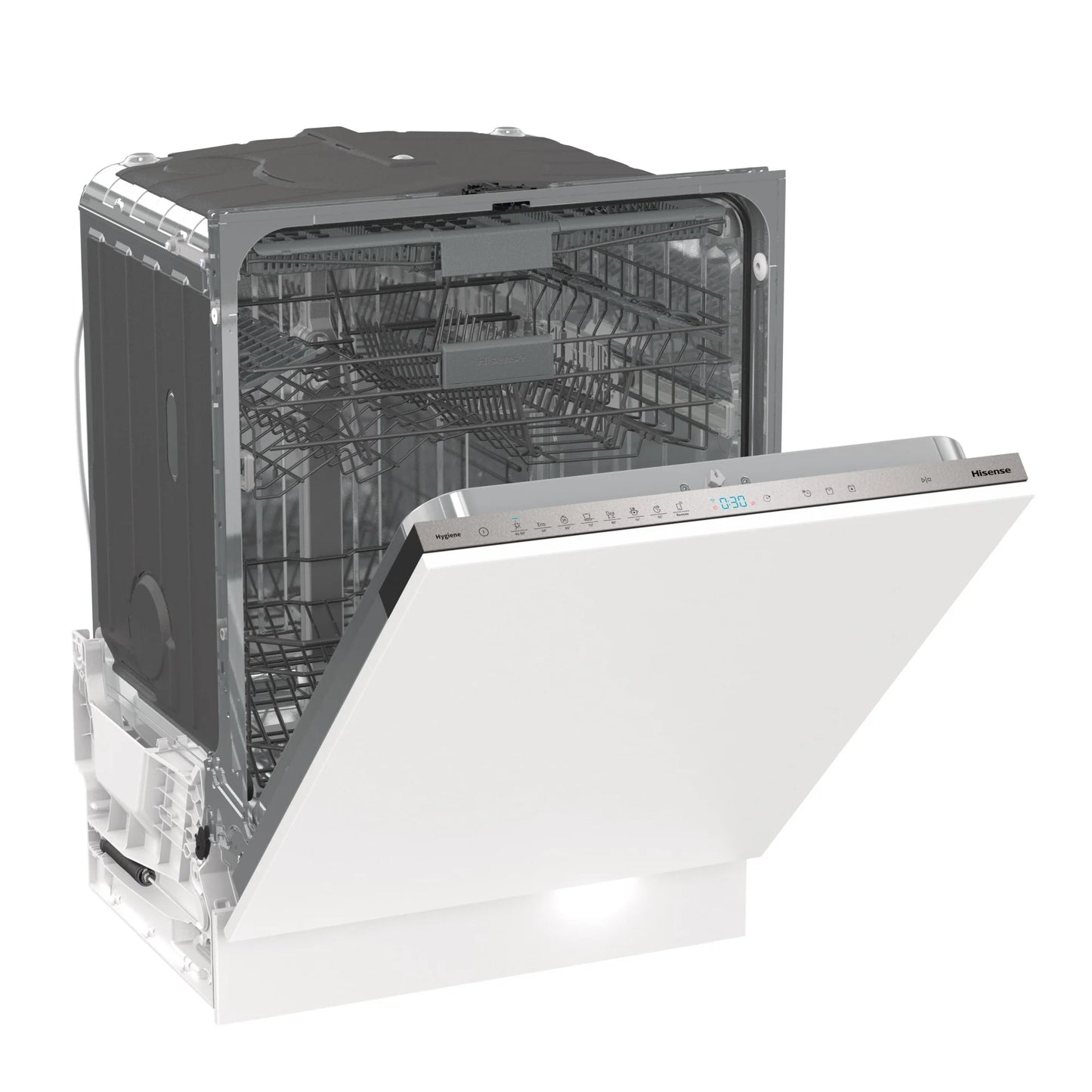 Hisense HV673C60UK WiFi Connected Fully Integrated Full Size Dishwasher - 16 Place Settings