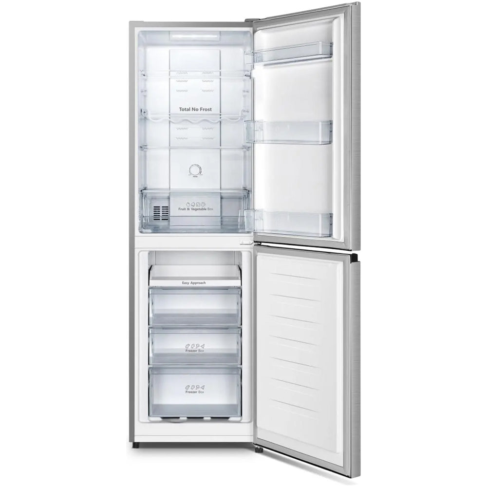 Hisense RB327N4BCE Freestanding 50/50 Total No Frost Fridge Freezer Stainless Steel