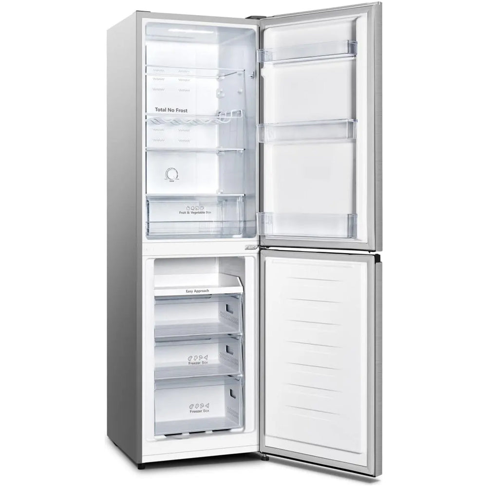 Hisense RB327N4BCE Freestanding 50/50 Total No Frost Fridge Freezer Stainless Steel