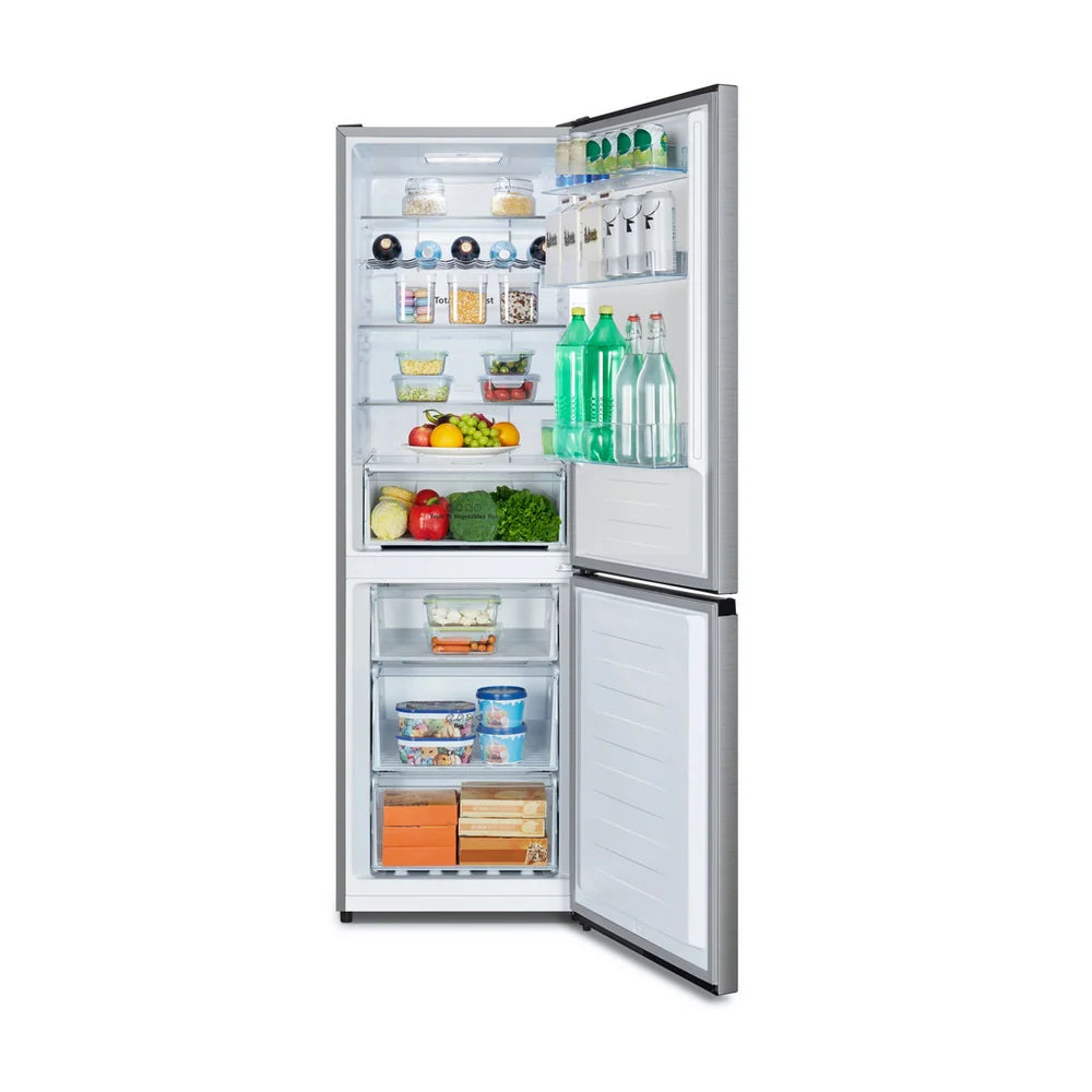Hisense RB395N4BCE 60/40 Total No Frost Fridge Freezer Stainless Steel - E Rated