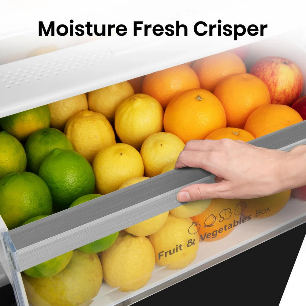 Hisense RB435N4BFE 60/40 Frost Free Fridge Freezer Black - E Rated