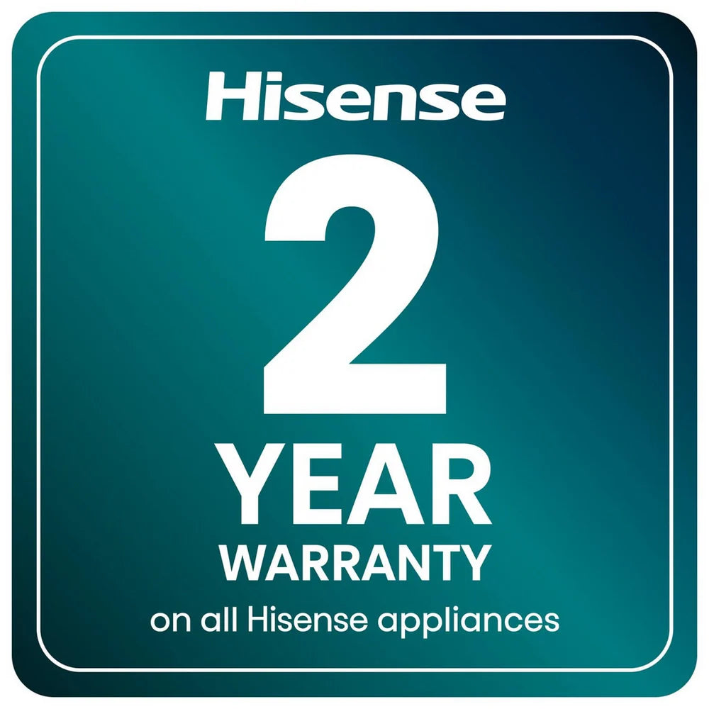Hisense RB435N4BFE 60/40 Frost Free Fridge Freezer Black - E Rated