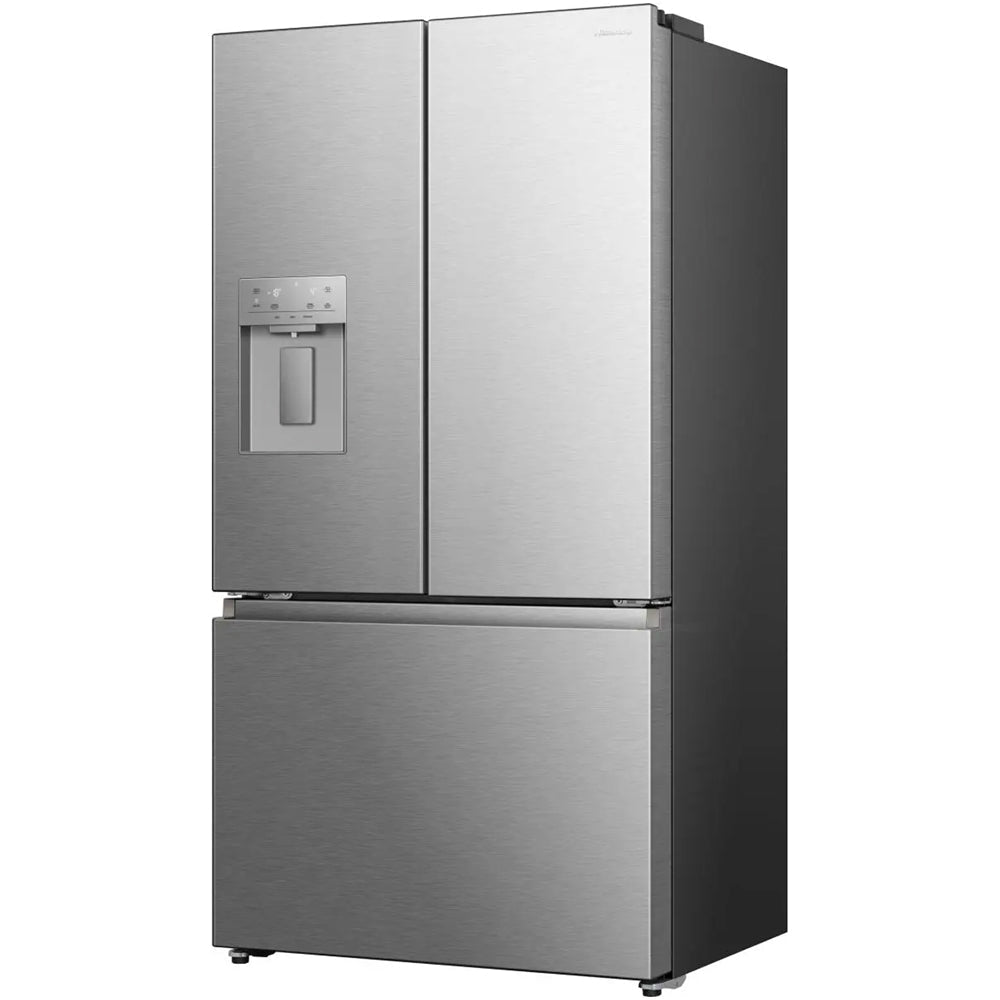 Hisense RF815N4SESE Freestanding Total No Frost Plumbed American Fridge Freezer Stainless Steel