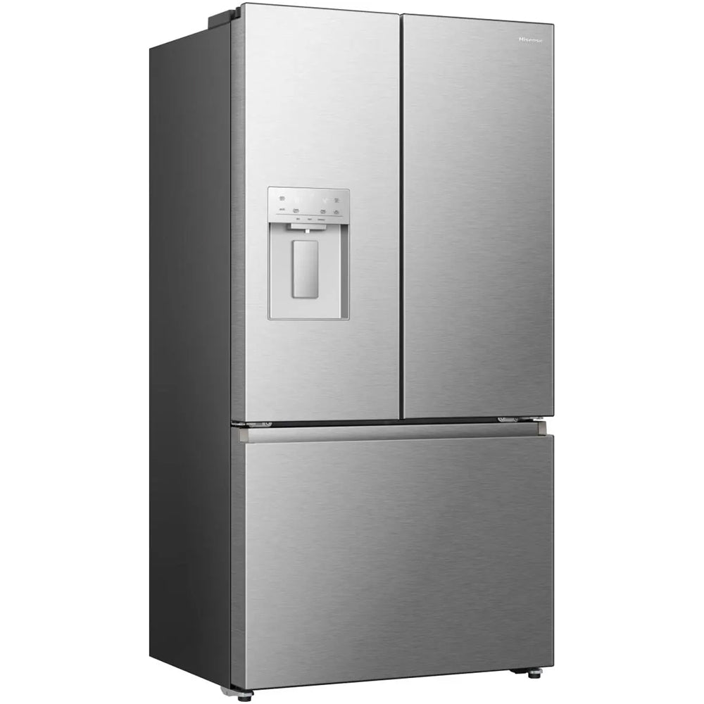 Hisense RF815N4SESE Freestanding Total No Frost Plumbed American Fridge Freezer Stainless Steel