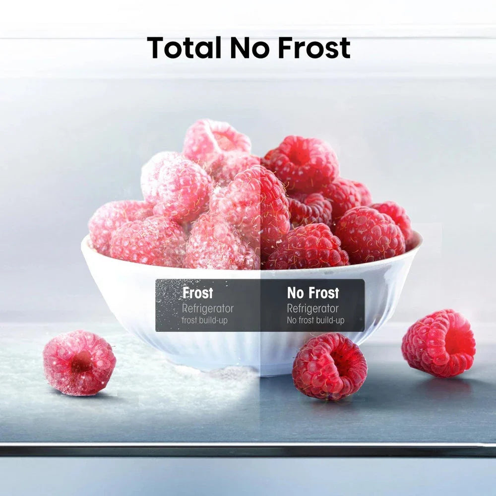Hisense RS840N4WFE Freestanding Frost Free American Fridge Freezer Black Stainless Steel