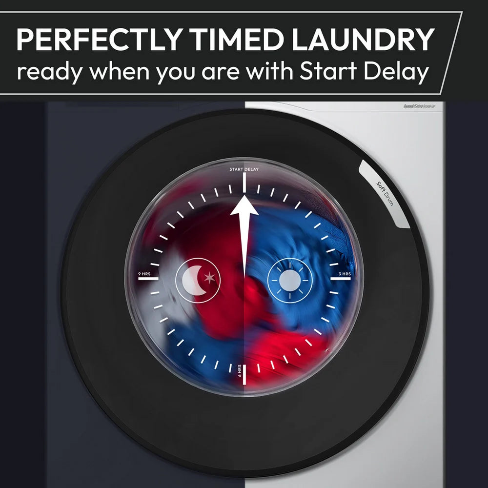 Hoover HGD 4910C-80 9kg 1400 Spin Front Loading Washing Machine White - A Rated