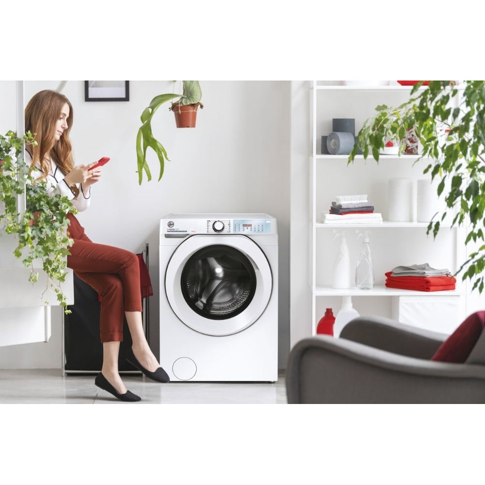 Hoover HWB 410AMC 1-80 10kg 1400 Spin Front Load Washing Machine White - A Rated
