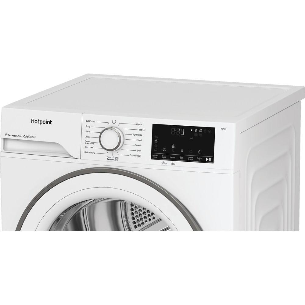 Hotpoint C HD 103M WW UK 10kg Heat Pump Tumble Dryer with PetHairCare White CHD103MWWUK
