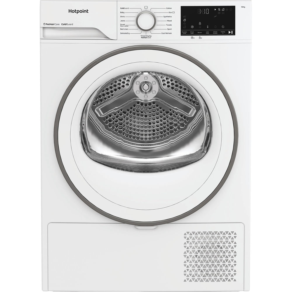 Hotpoint C HD 103M WW UK 10kg Heat Pump Tumble Dryer with PetHairCare White CHD103MWWUK